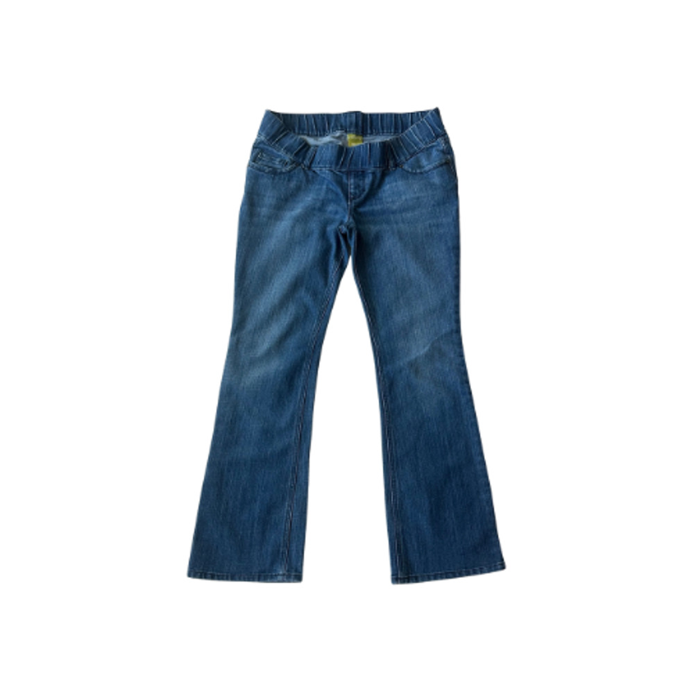 Old Navy Maternity Jeans Boot Cut Stretch Elastic Waist Denim Blue Women’s Sz 8